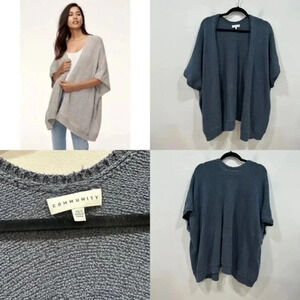 Aritzia Community lonic Cape Oversized Knitted Cardigan XS